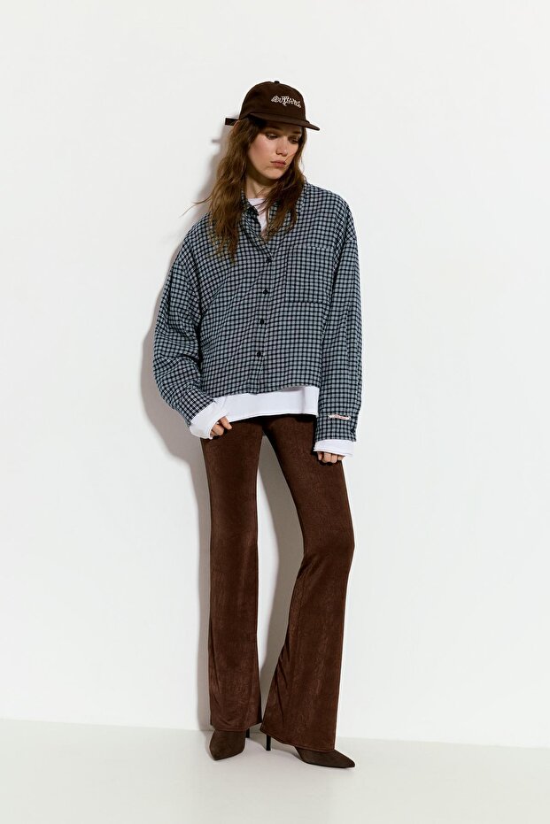 Kareli çift gömlek - 4