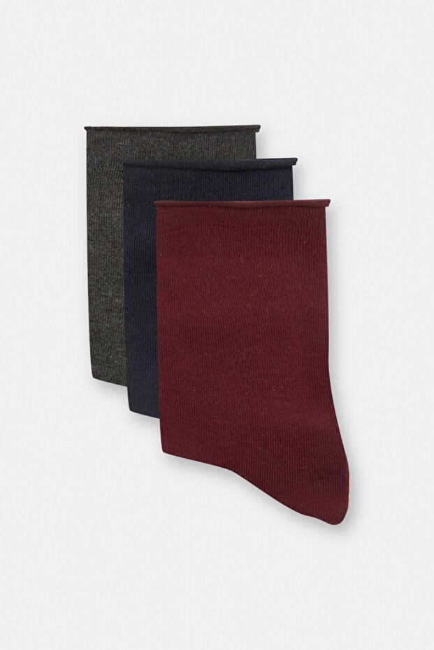 3’lü işlenmemiş çorap paketi - 2