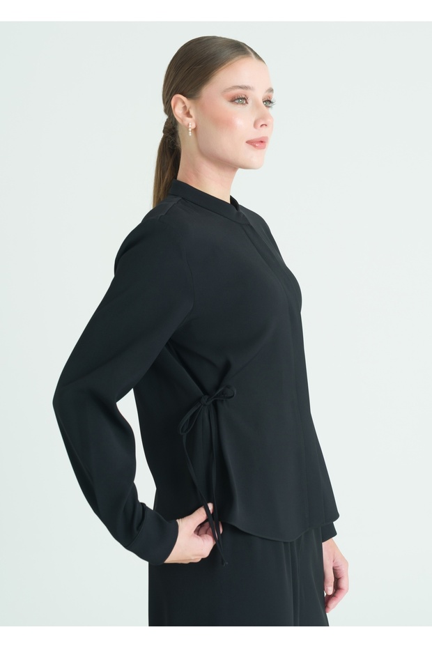 Bel Ayarlamalı Bluz - 2