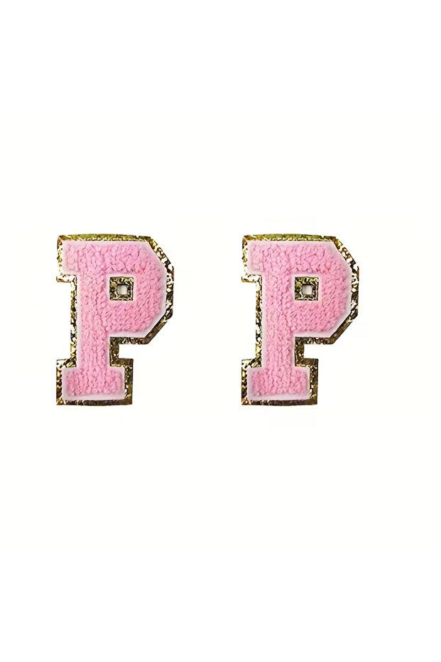 ملصق حرف P متوافق مع حقيبة ترمس