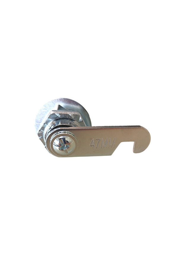 Latch Cabinet Drawer Lock Latch Drawer Lock with 2 Keys Furniture Cupboard Lock Metal - 4