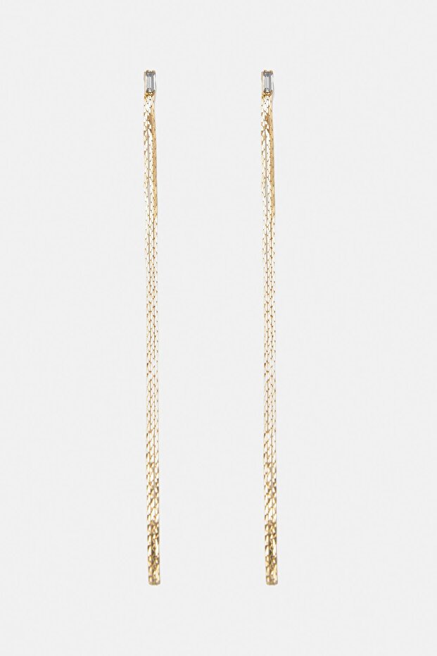 Parlak zincir küpeler - 4