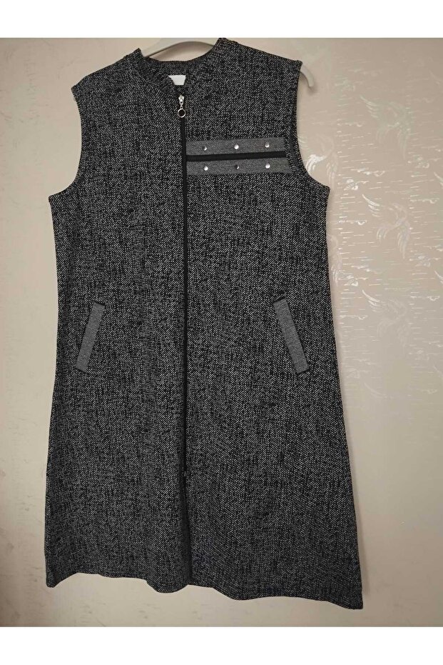 Transitional , Stand-Up Collar, Comfortable Fit, Zippered, Stylish, Cotton Vest