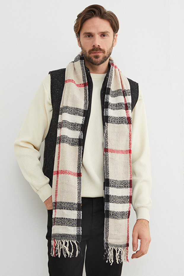 Patterned Soft Textured Scarf - 2