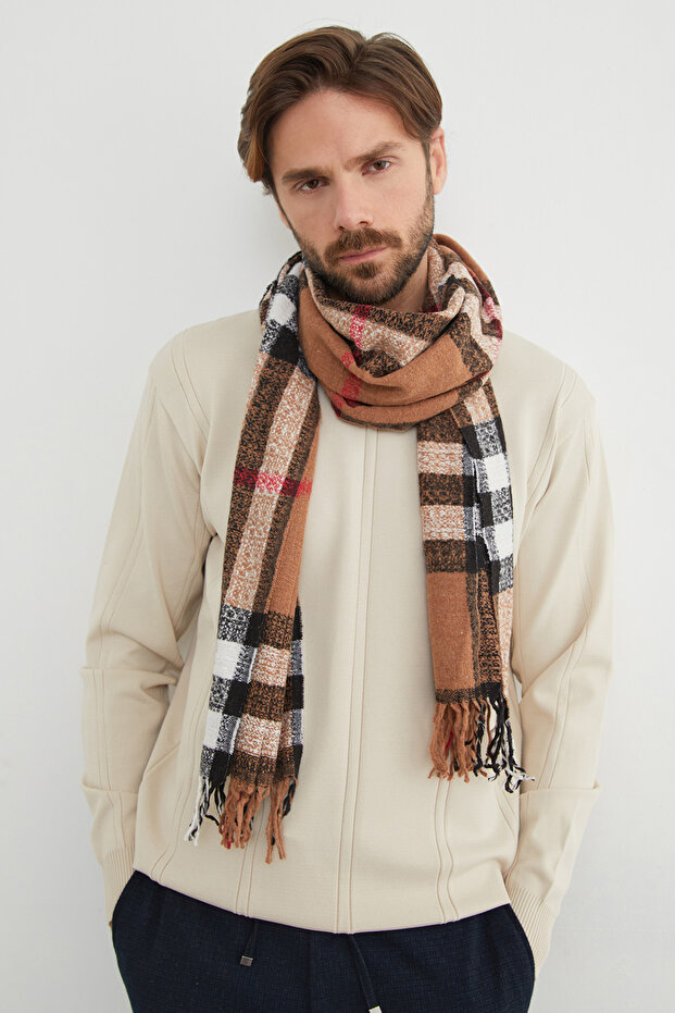 Patterned Soft Textured Scarf - 6