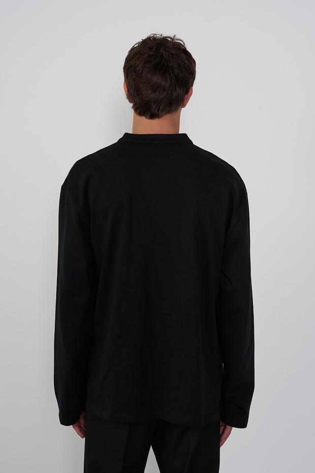 Oversize Çıtçıtlı Basic Tshirt - 4