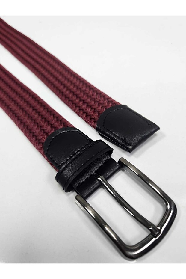 3'lü Erkek Örgü Elastik Kemer Seti - 6