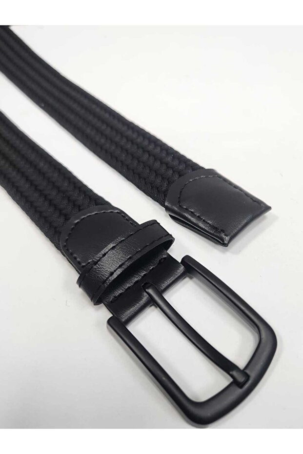 3'lü Erkek Örgü Elastik Kemer Seti - 8