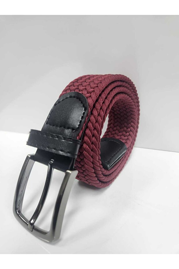 3'lü Erkek Örgü Elastik Kemer Seti - 2