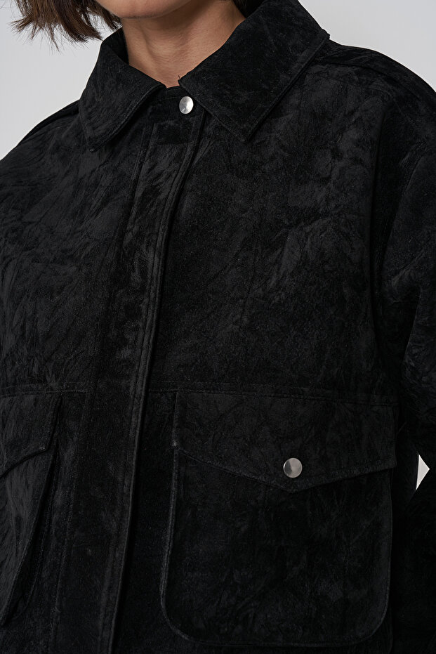 Süet Bomber Ceket - 3