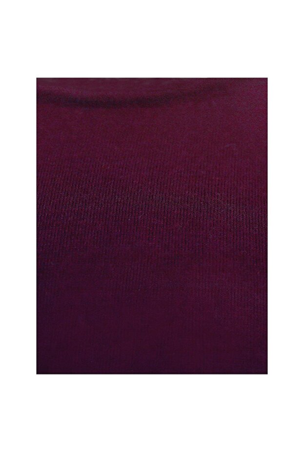 BORDO Bisiklet Yaka Triko Kazak - 5