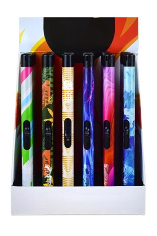 1 Adet Kalem Model Uzun Mutfak Çakmağı Soba Ocak Mum Şamdan Yakma Çakmak - 4