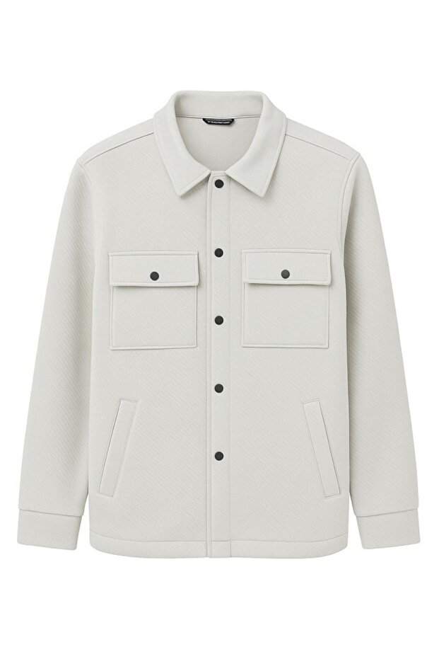 Men's Sports Jacket Men's Sports Grey Jacket Shirt Style Jacket