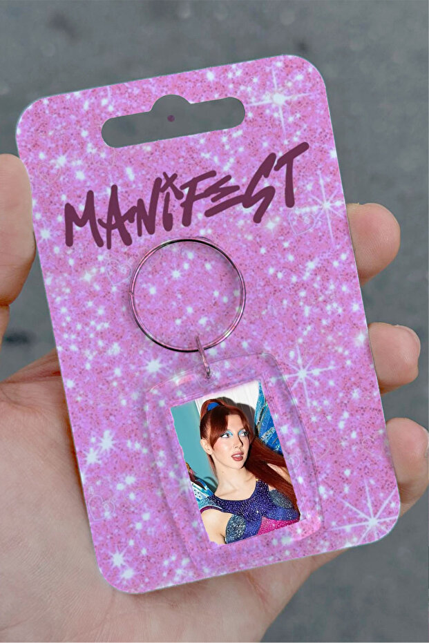 سلسلة مفاتيح بإطار شفاف MANIFEST MİNA