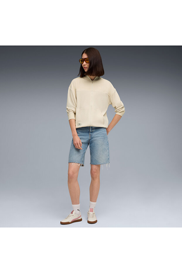 Class Full-Zip Kadın Krem Ceket - 3