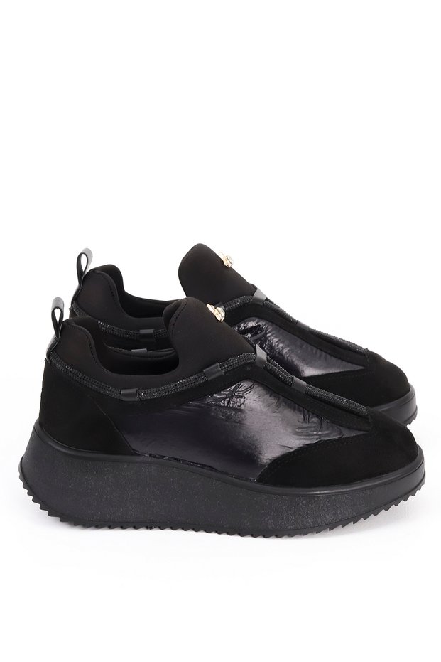 Prns 173-2 Stone Tie Detail Sports Shoes
