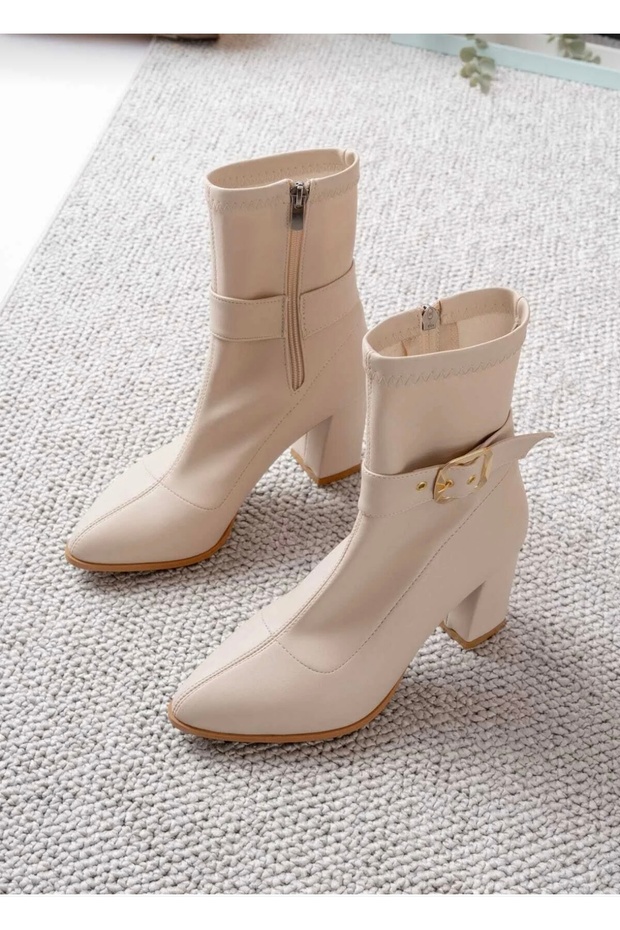 STREÇ BİLEK BOY TOPUKLU KADIN BOT - 2