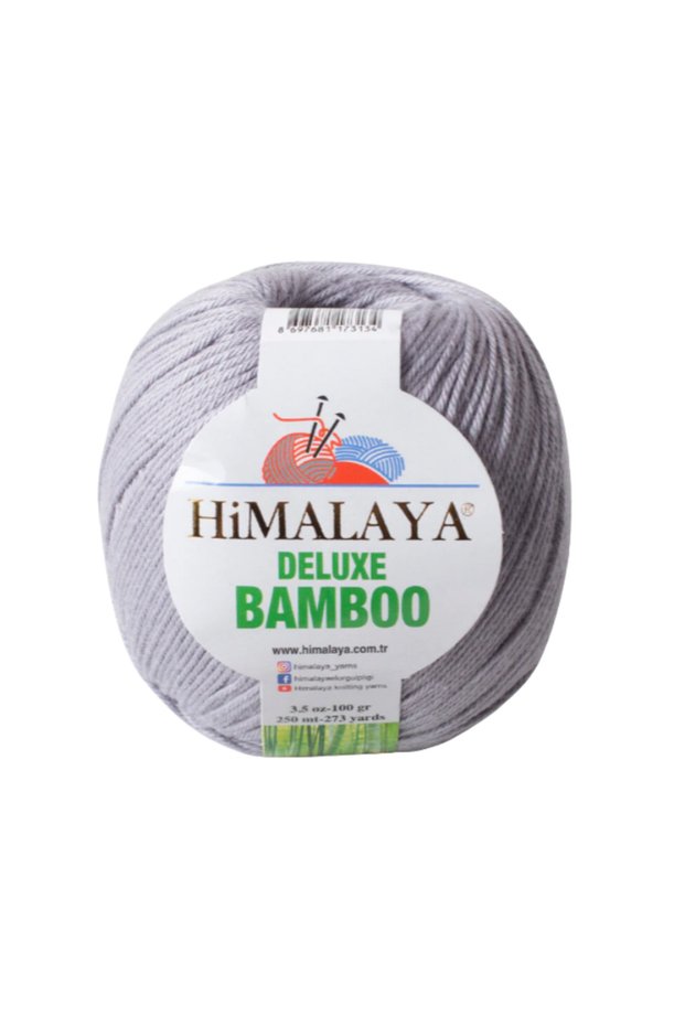Deluxe Bamboo Bamboo Cotton 60%/40% Fine Hand Knitting Yarn 100 g / 250 m 124-36