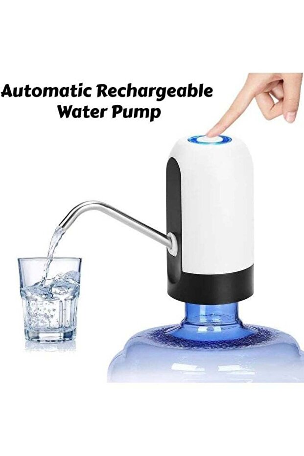 SAQOWARE Saqoware Rechargable Wireless Auto Electric Gallon Bottled Drinking Water Pump Dispenser S