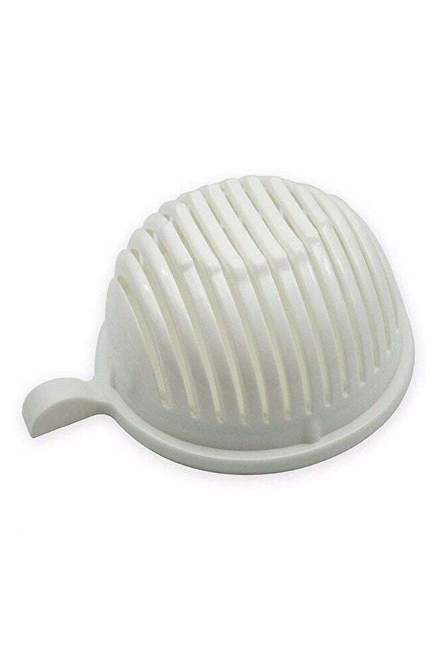 Salad Cutter Bowl White Standard