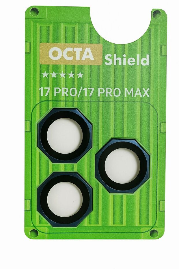 Shield Lens Protector for iPhone 17 Pro / Pro Max – 9H Tempered Glass, – Orange