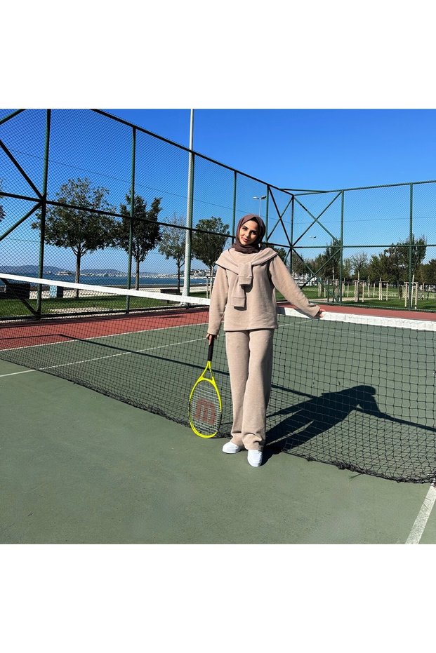 Women's Hijab Sports Knitwear Set
