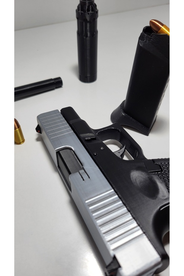 Glock 26 Oyuncak Maket 3D Baskı - 4