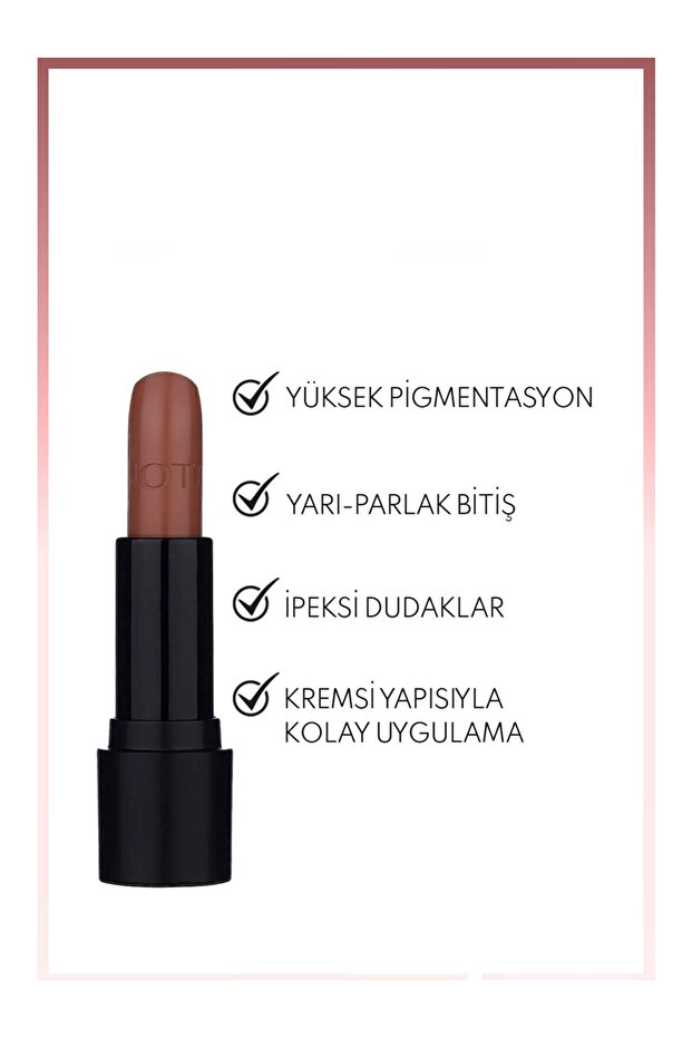 Note Deep Impact Lipstick-Yarı Parlak Ruj - 2