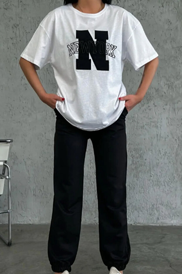 Printed Lower Upper Set Set - 3