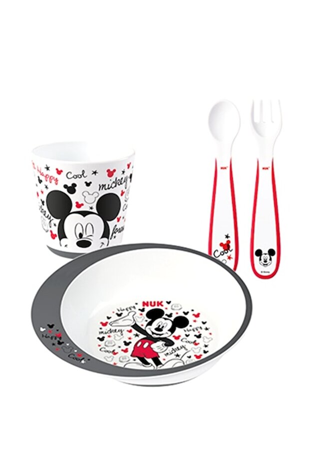 Set de hrănire Mickey, multicolor - 1