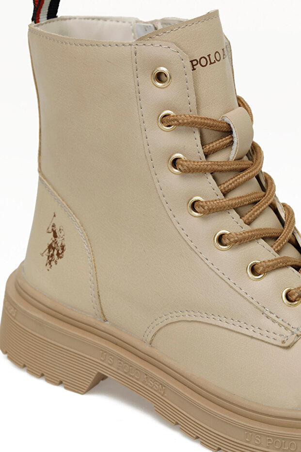 TRENA JR 5PR Bej Kız Çocuk Biker Bot - 7