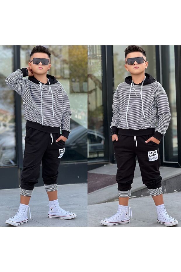 Striped Good Luck Boys' 2-Piece Set - 4/12 Years Old - 31540