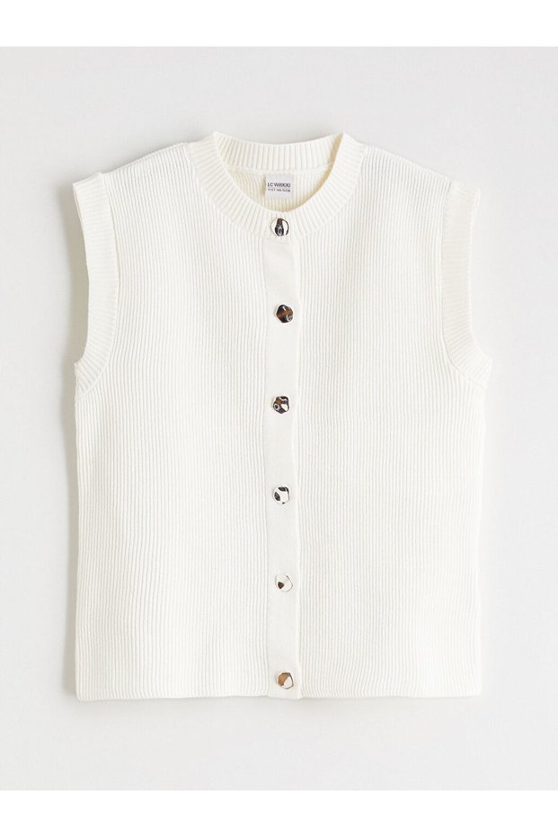 I Zero Roba Collar Girl's Knitwear Vest from Freezen Store