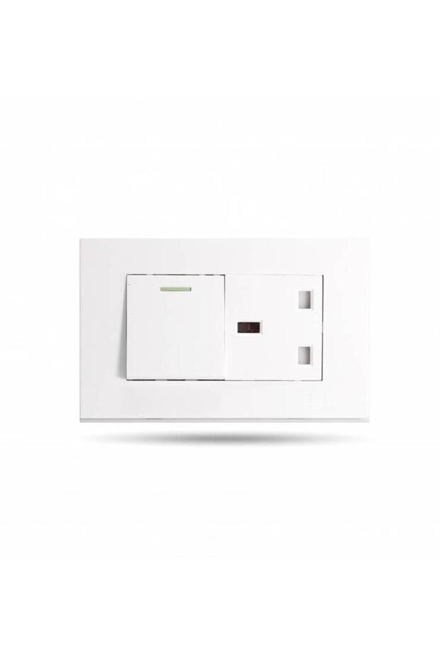 فيش مفرد مع مفتاح مفرد ماجيك فيش ومقبس بتصميم عصري - 2