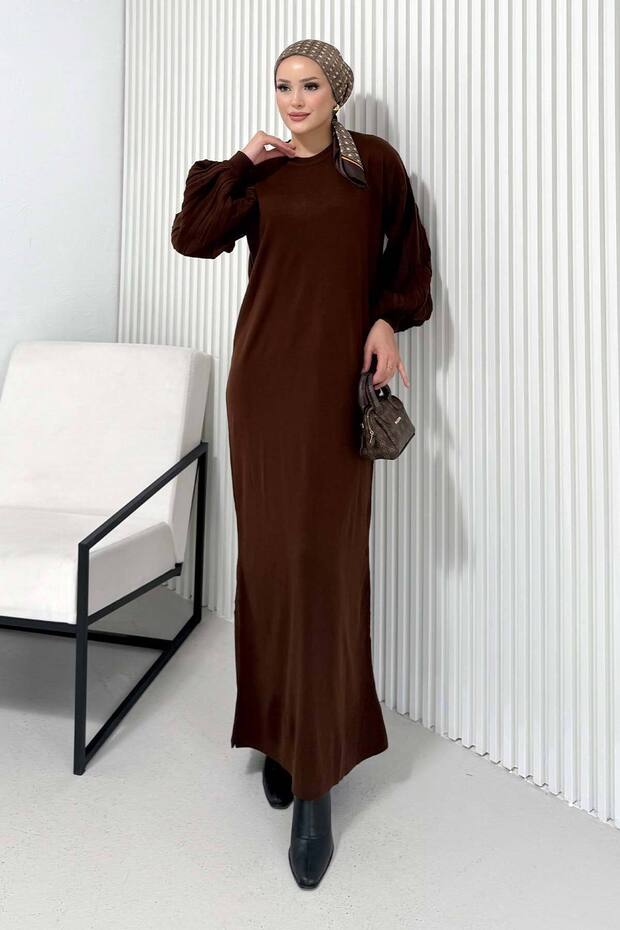 Basic Triko Elbise 70-2421 - 7