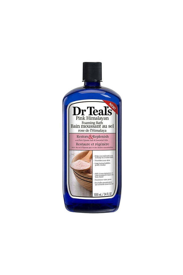 Dr Teal's Foaming Bath With Pure Epsom Salt Restore & Replenish 1000ml