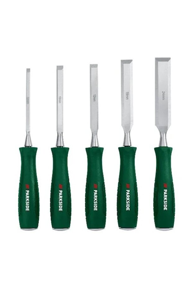 Chisel set including blade tips with protective caps - 1