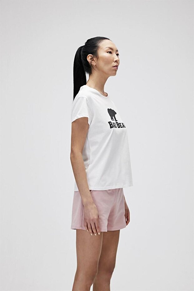 21.03.07.010-C04 Logo Tee Women's T-Shirt White