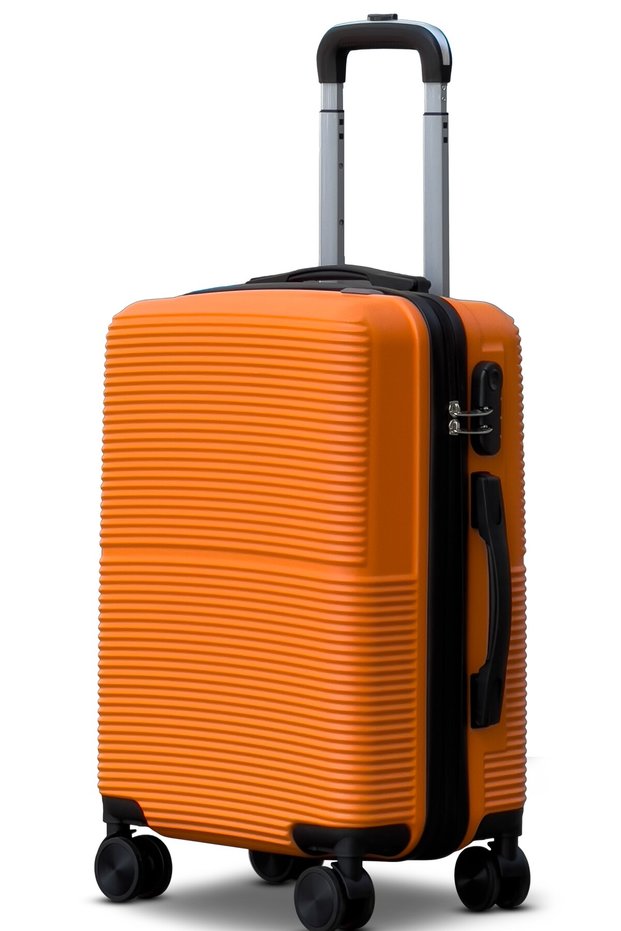 Hard Shell Lightweight ABS 20 Inch (7-10kg) Luggage, Smooth Wheels, Secured Lock Suitcase
