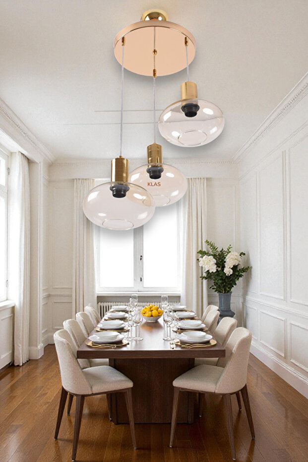 UFO SARKİT CAMLI AVİZE - 4