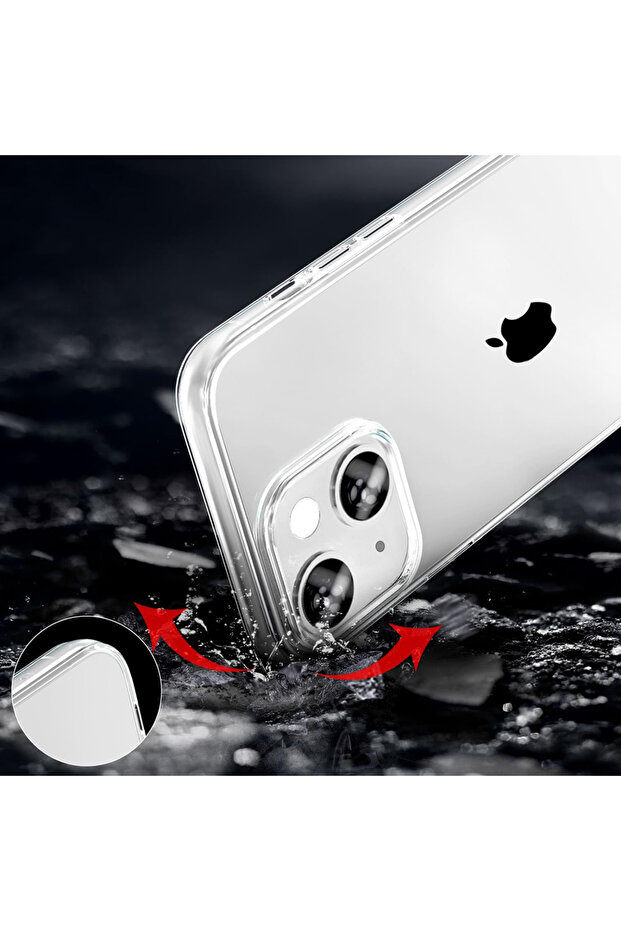 غطاء حماية شفاف لجهاز iPhone 13 | شفاف - 3