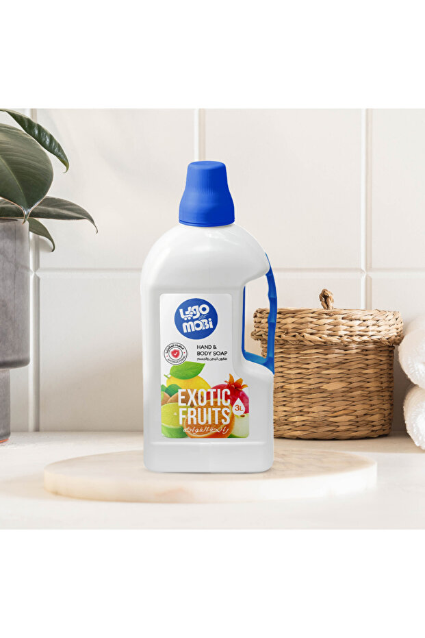 صابون سائل لليدين برائحة الفواكه، 3 لتر - 1