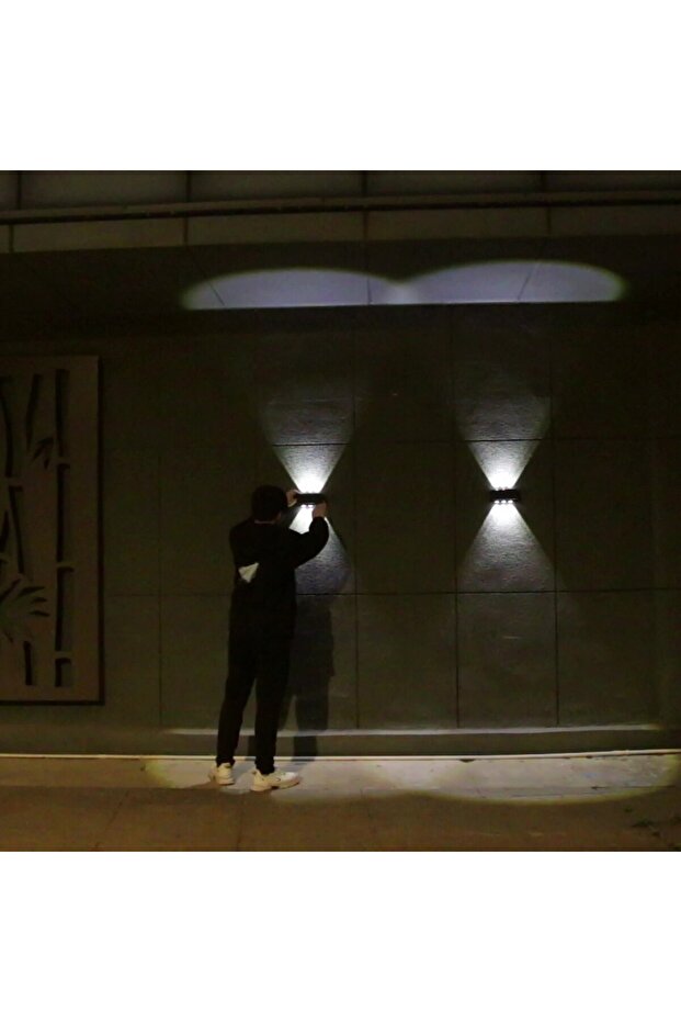 Flippy Bidirectional Solar LED Lamp, 6 LEDs, Adjustable Panel, 16x6.5 cm, Multicolor - 2