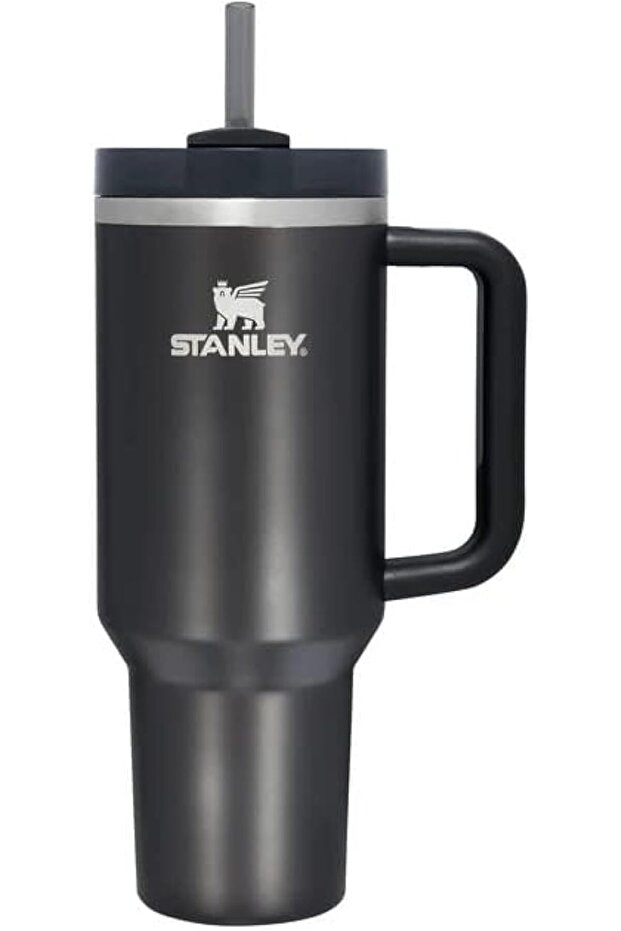 Stanley Stainless Steel Vacuum Insulated Tumbler with Lid and Straw for Water, Iced Tea 40 OZ