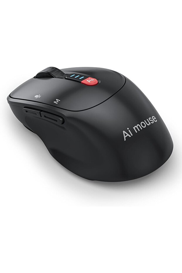 MotoQ AI GPT Mouse — Voice Input, Translation, Rechargeable, Multi-mode (2.4G/BT), 800-4000 DPI