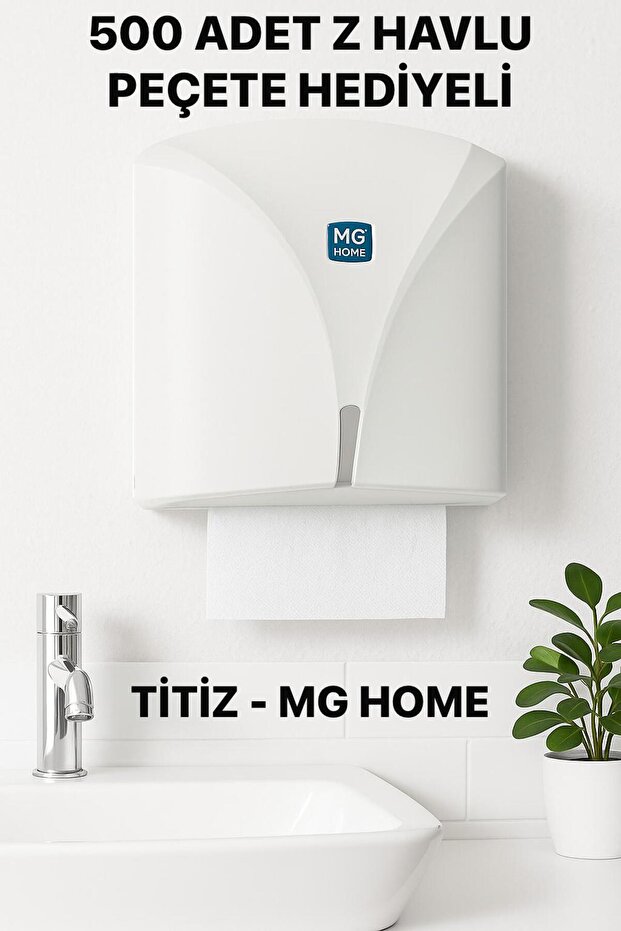 500 -Wall Mounted Paper Towel Dispenser Z-Fold Napkin Box (Z-Fold Towel Holder) with Gift