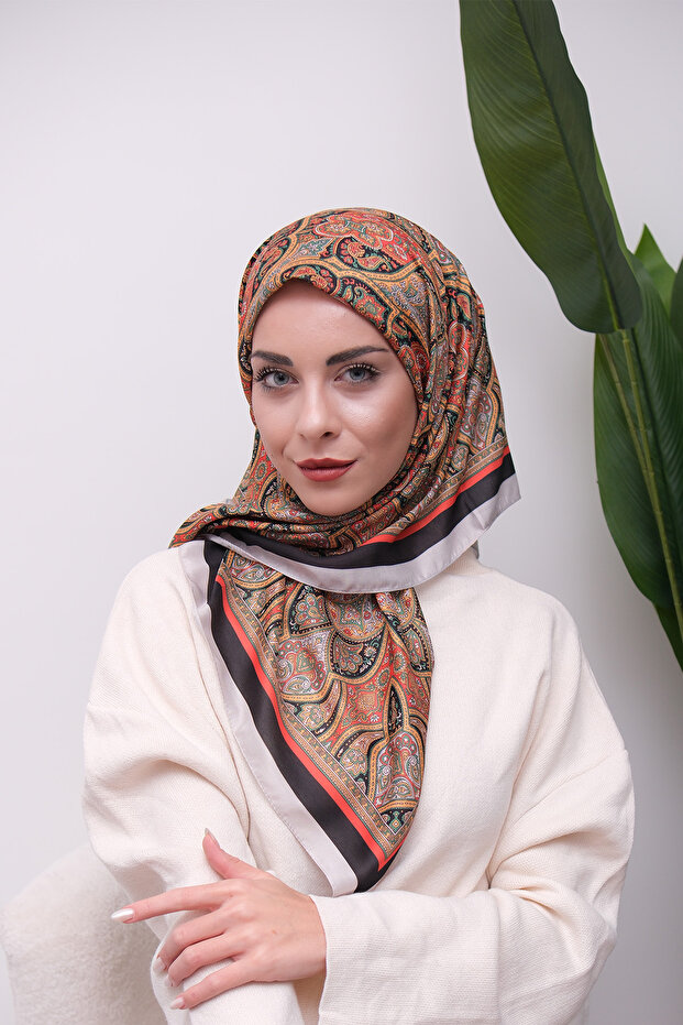 Colorful Mixed Pattern Digital Soft Scarf