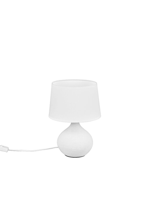 Table lamp MARTIN, white, E14 socket - - 1