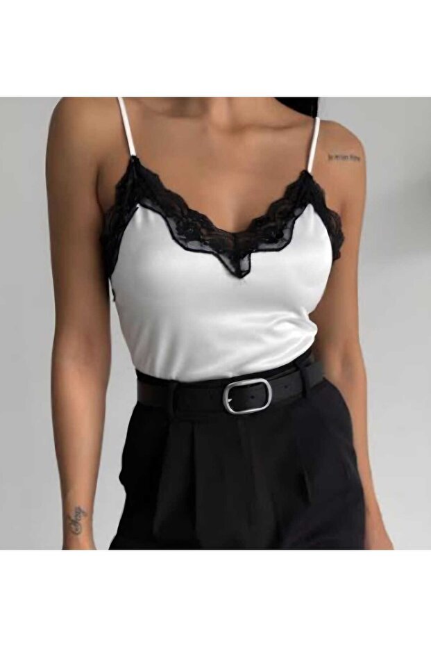 çıtçıtlı askılı büstiyer - 2