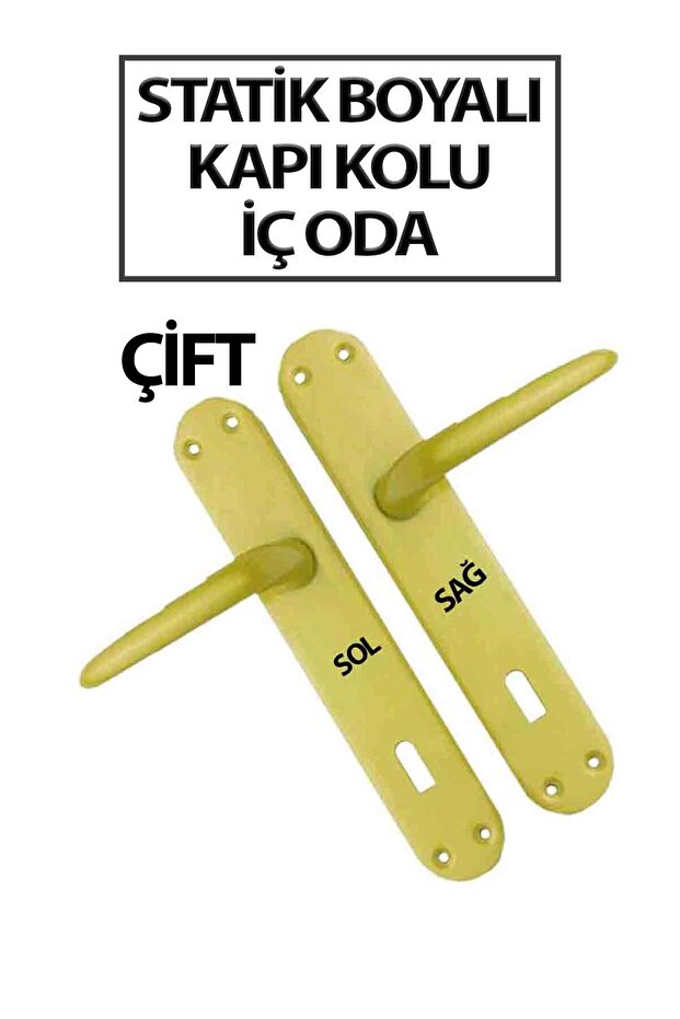 Statik boyalı İç Oda Kapı Kolu - 1